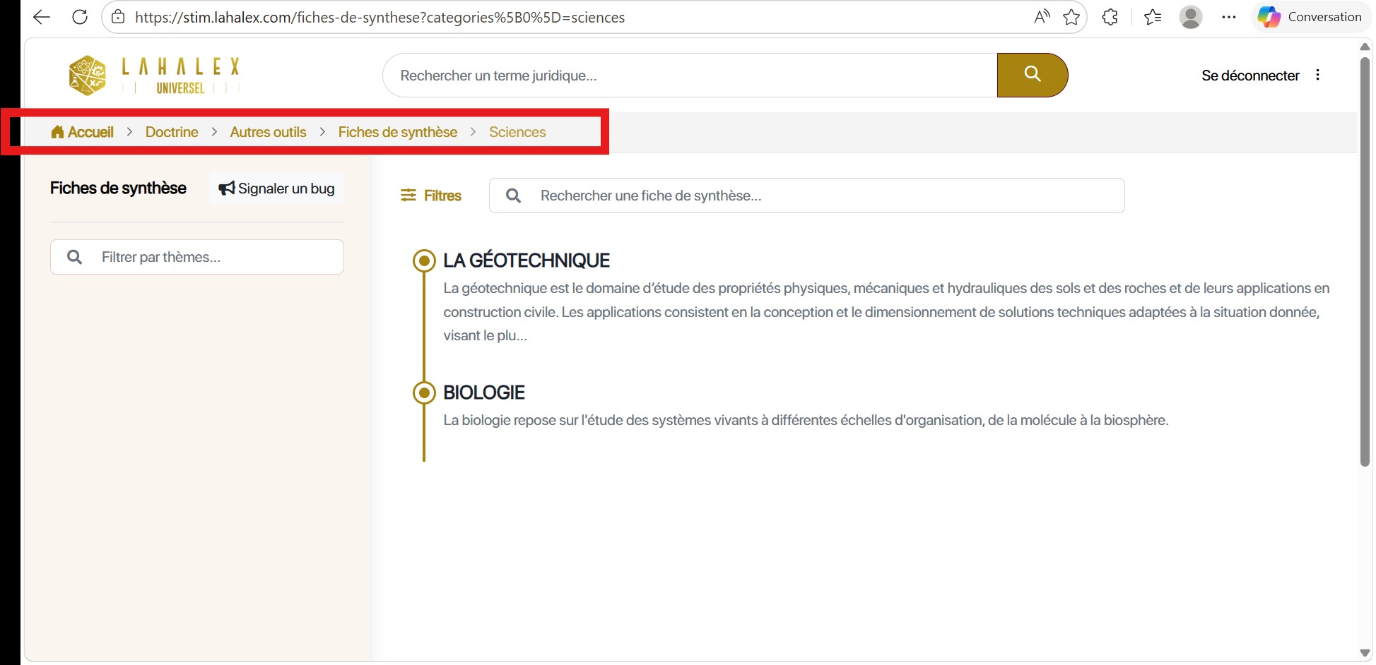 Qu’est-ce qu’une fiche de synthèse et comment y accéder ?